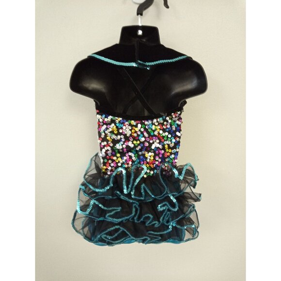Art Stone Kid's Black Dance Costume Size XS - Picture 2 of 7